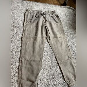 Michael Stars Tan Drawstring Pants